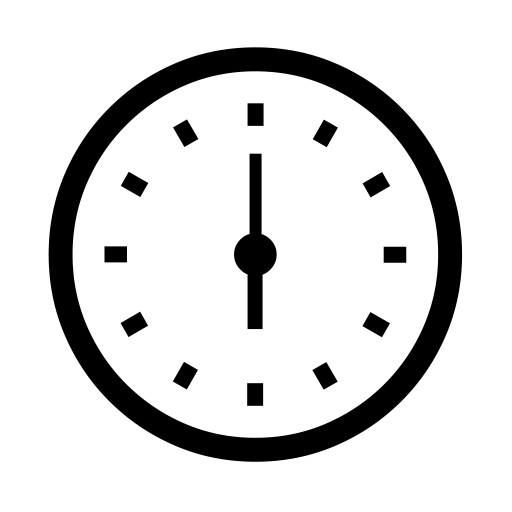Clock Face Six Oclock on Noto Emoji