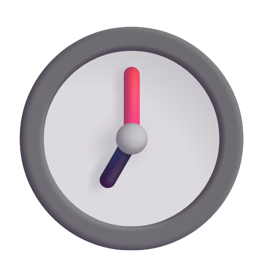 Clock Face Seven Oclock on Microsoft 3D