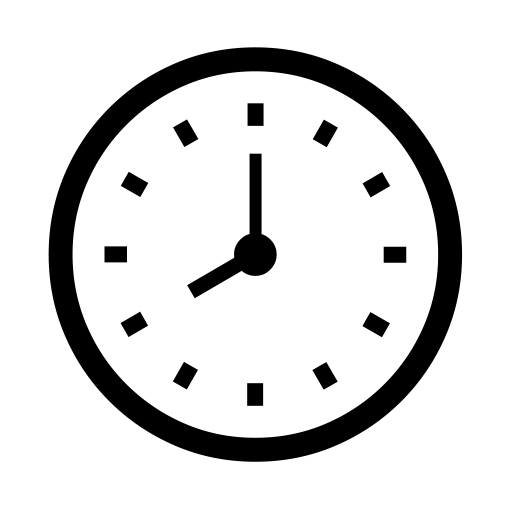 Clock Face Eight Oclock on Noto Emoji