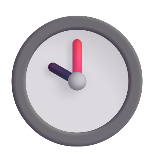 Clock Face Ten Oclock on Microsoft 3D