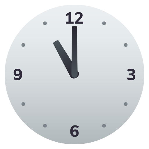 Clock Face Eleven Oclock on JoyPixels