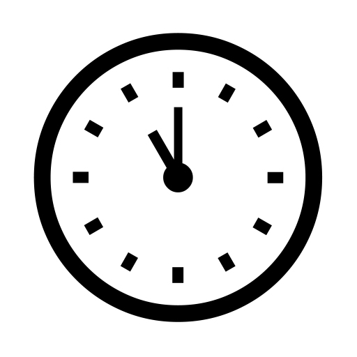 Clock Face Eleven Oclock on Noto Emoji