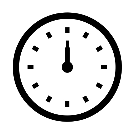 Clock Face Twelve Oclock on Noto Emoji