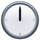 Clock Face Twelve Oclock on WhatsApp