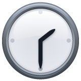 Clock Face Two-thirty on WhatsApp
