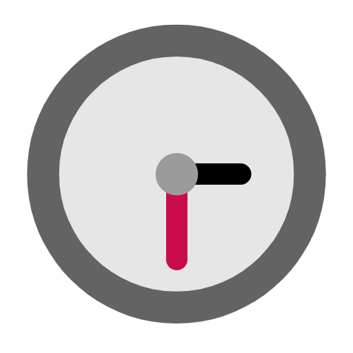 Clock Face Three-thirty on Microsoft Fluent