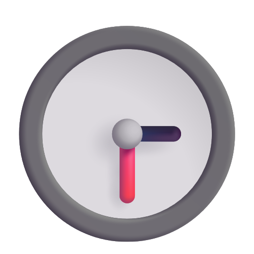 Clock Face Three-thirty on Microsoft 3D