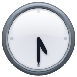 Clock Face Five-thirty on WhatsApp