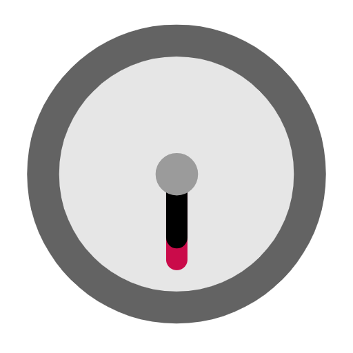 Clock Face Six-thirty on Microsoft Fluent
