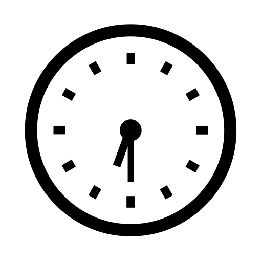 Clock Face Six-thirty on Noto Emoji