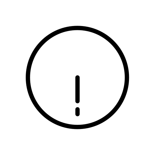 Clock Face Six-thirty on OpenMoji