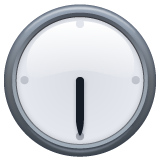 Clock Face Six-thirty on WhatsApp