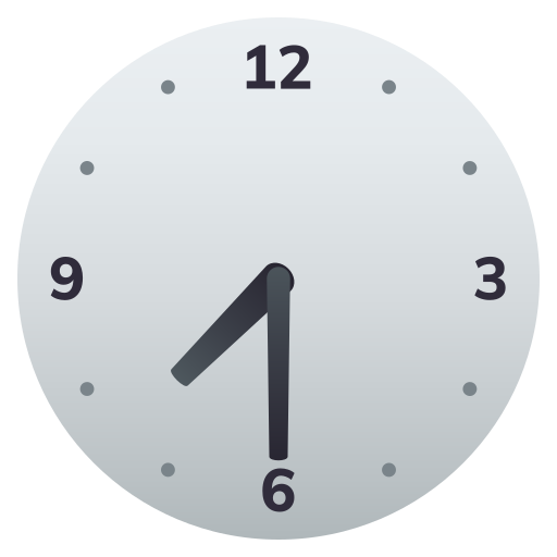 Clock Face Seven-thirty on JoyPixels