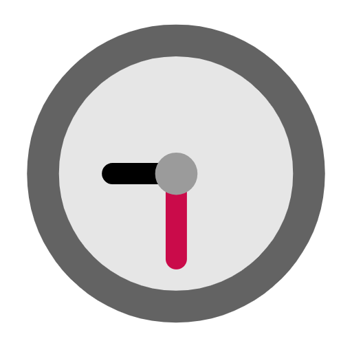 Clock Face Nine-thirty on Microsoft Fluent