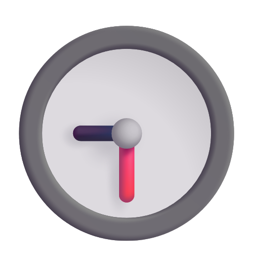 Clock Face Nine-thirty on Microsoft 3D