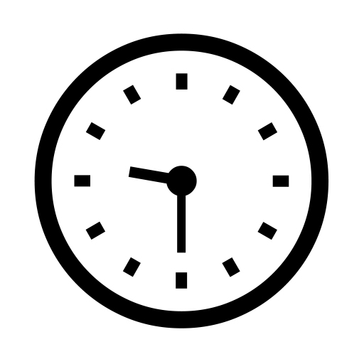Clock Face Nine-thirty on Noto Emoji