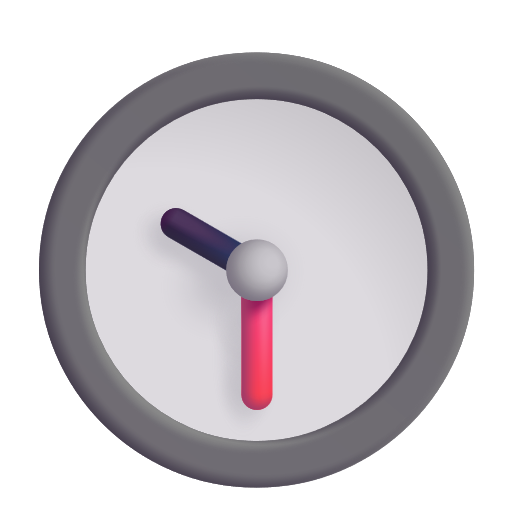 Clock Face Ten-thirty on Microsoft 3D