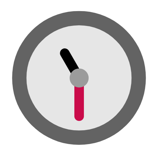 Clock Face Eleven-thirty on Microsoft Fluent