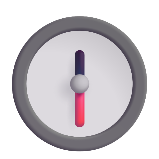 Clock Face Twelve-thirty on Microsoft 3D