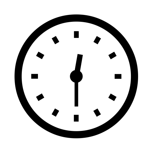 Clock Face Twelve-thirty on Noto Emoji