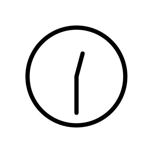 Clock Face Twelve-thirty on OpenMoji