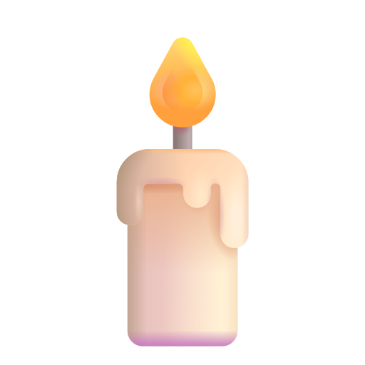 Candle on Microsoft 3D