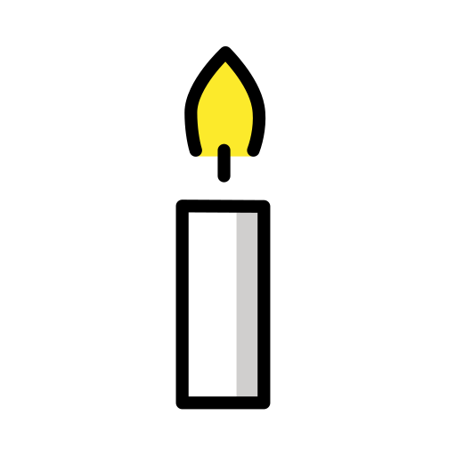 Candle on OpenMoji