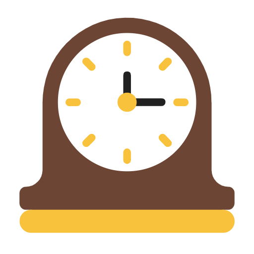Mantelpiece Clock on Microsoft Fluent
