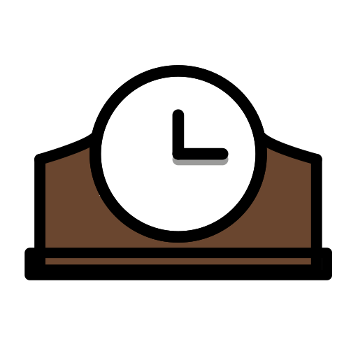 Mantelpiece Clock on OpenMoji