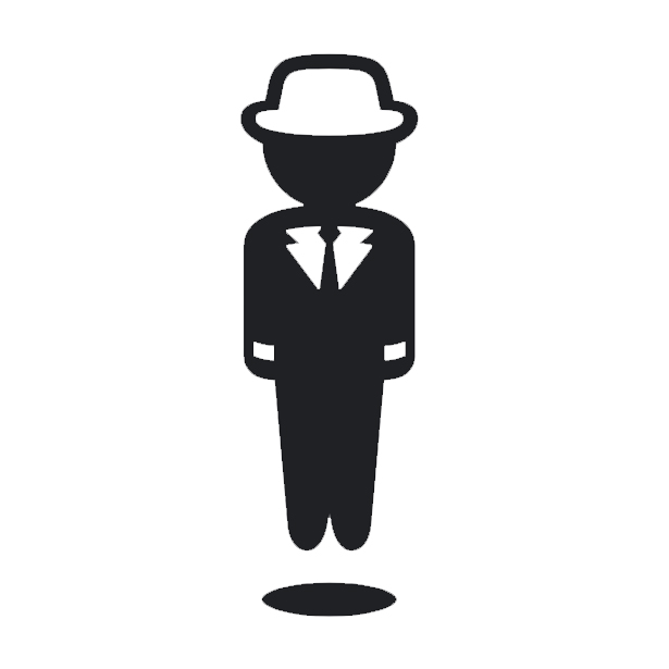 Person In Suit Levitating on Noto Emoji
