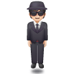 Person In Suit Levitating: Light Skin Tone on Samsung