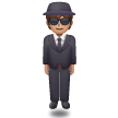 Person In Suit Levitating: Medium Skin Tone on Samsung