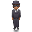 Person In Suit Levitating: Medium-Dark Skin Tone on Samsung
