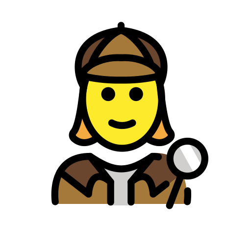 Woman Detective on OpenMoji