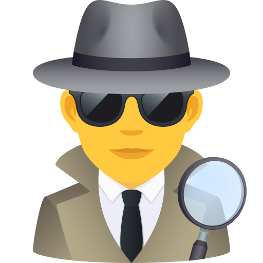 Man Detective on JoyPixels
