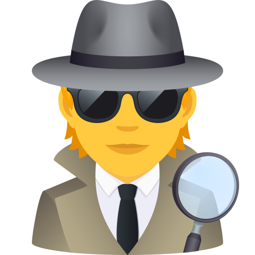 Detective on JoyPixels