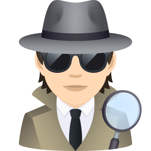 Detective: Light Skin Tone on JoyPixels
