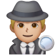 Man Detective: Medium-Light Skin Tone on Samsung