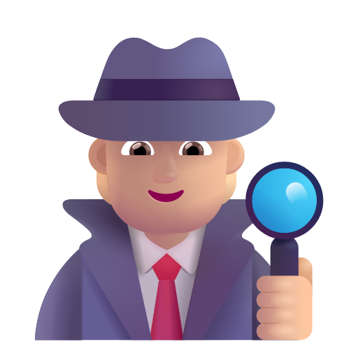 Detective: Medium-Light Skin Tone on Microsoft 3D