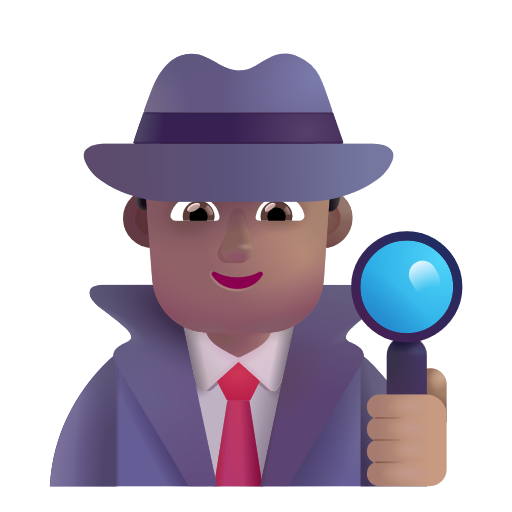 Man Detective: Medium Skin Tone on Microsoft 3D