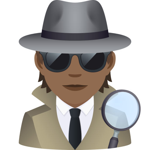 Detective: Medium-Dark Skin Tone on JoyPixels