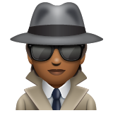 Detective: Medium-Dark Skin Tone on WhatsApp
