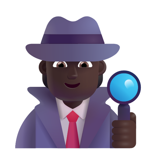 Detective: Dark Skin Tone on Microsoft 3D