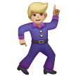 Man Dancing: Medium-Light Skin Tone on Samsung