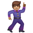 Man Dancing: Medium Skin Tone on Samsung