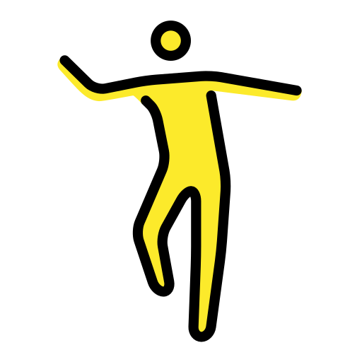 Man Dancing on OpenMoji