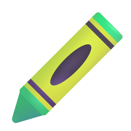 Crayon on Microsoft 3D