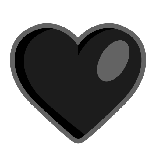 Black Heart on Microsoft Fluent