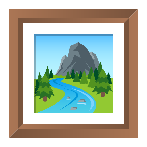Framed Picture on JoyPixels