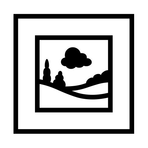 Framed Picture on Noto Emoji